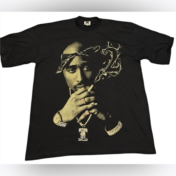 Vintage Tupac Shakur Pro USA Premium Heavy Weight Tshirt - Picture 1 of 9
